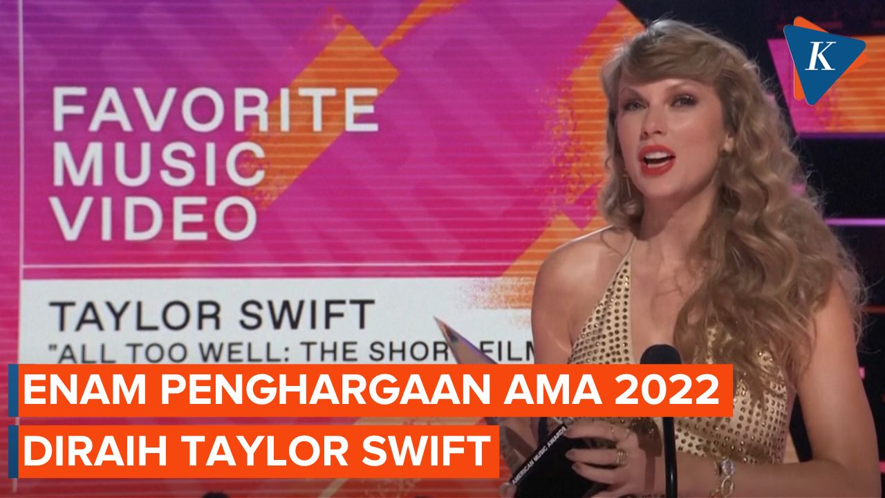 Taylor Swift Raih 6 Penghargaan di AMA 2022