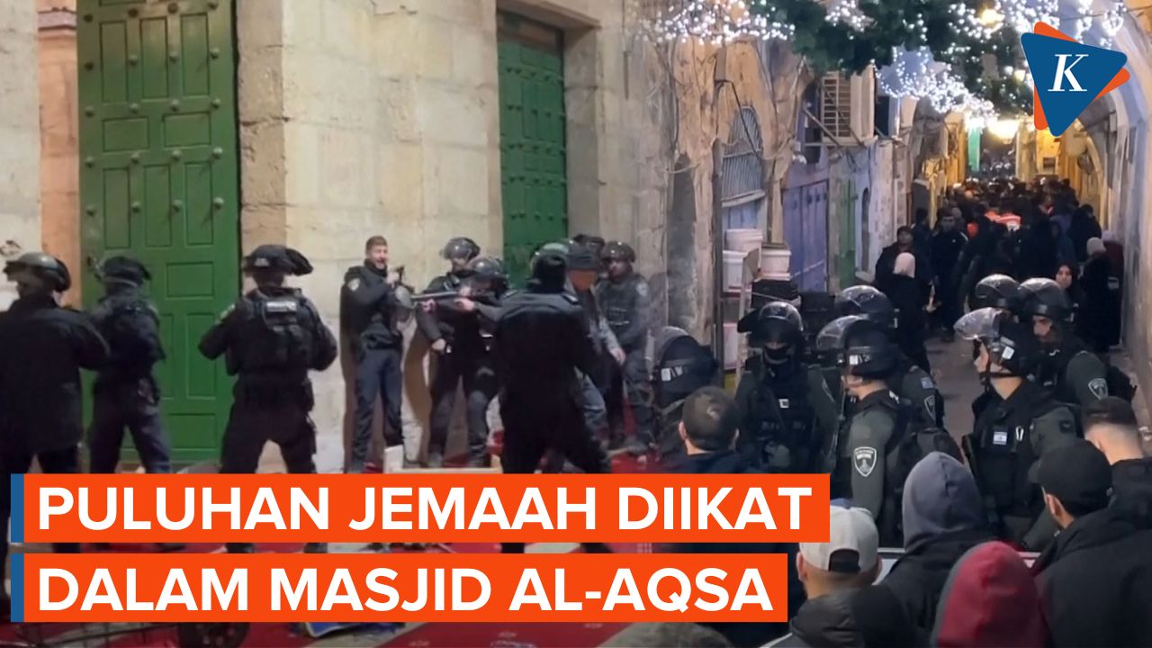 Polisi Israel Serang Al-Aqsa, Jemaah Diikat di Dalam Masjid