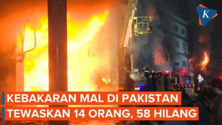 Penampakan Kebakaran "Mengerikan" Di Mal Pakistan, 14 Tewas Dan 58 Lainnya Hilang