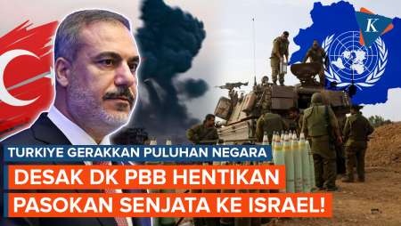 Turkiye Gerakkan 52 Negara, Desak DK PBB Hentikan Pasokan Senjata ke Israel