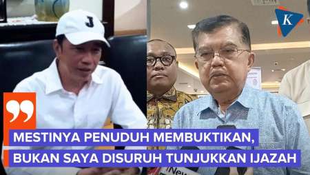 Diminta JK Tunjukkan Ijazah Asli, Jokowi: Mestinya Yang Menuduh Itu Membuktikan