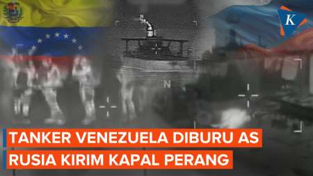 AS Buru Kapal Tanker Venezuela, Rusia Kerahkan Kapal Perang Ke Atlantik