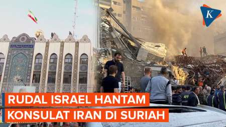 Rudal Israel Hantam Konsulat Iran di Suriah