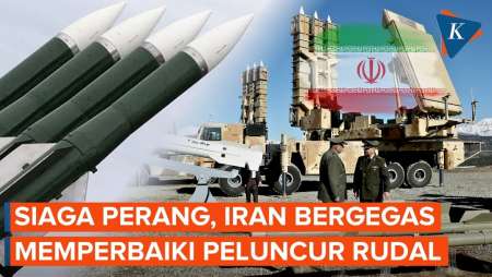 Siaga Perang Lawan AS-Israel Lagi, Iran Kebut Perbaikan Peluncur Rudal dan Drone