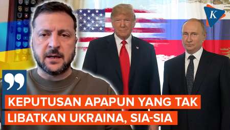 Zelensky Tanggapi Sinis Rencana Pertemuan Trump-Putin di Alaska