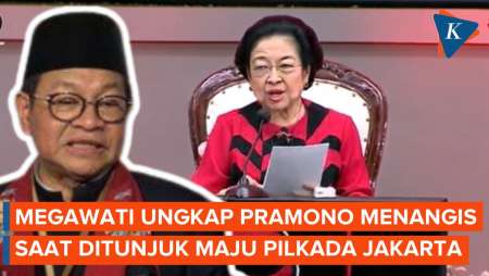 Cerita Megawati, Pramono Menangis Saat Ditunjuk Maju Pilkada Jakarta