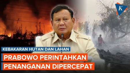 Prabowo Perintahkan Percepat Padamkan Karhutla, Kalteng Dan Sumsel Jadi Prioritas