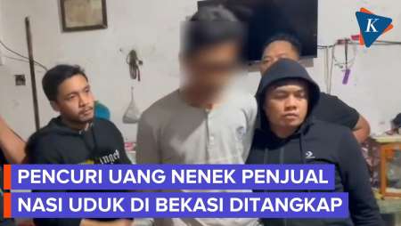 Detik-detik Polisi Dobrak Rumah Pencuri Uang Nenek Atnah, Pedagang Nasi Duduk Di Bekasi