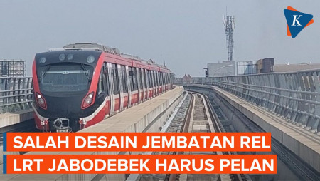 Salah Desain, LRT Jabodebek Harus Pelan Saat Belok di Tikungan Jembatan Gatsu-Kuningan