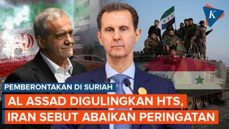 Digulingkan Pemberontak HTS, Iran Salahkan Bashar Al Assad karena Abaikan Peringatan