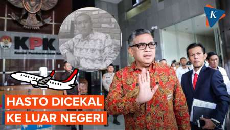 Ditetapkan Tersangka oleh KPK, Hasto Dicekal ke Luar Negeri