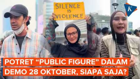 Potret Reza Rahadian hingga Zaskia Adya Mecca di Demo 28 Oktober, Apa Kata Mereka?