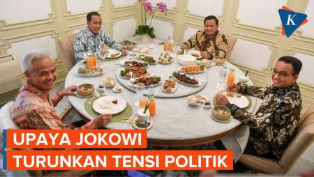 Jamu Tiga Bakal Capres Makan Bersama, Jokowi Dinilai Ingin Turunkan…