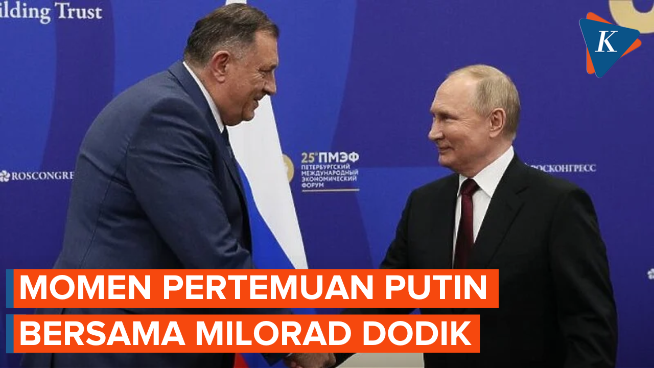 Pertemuan Putin dengan Milorad Dodik dari Serbia