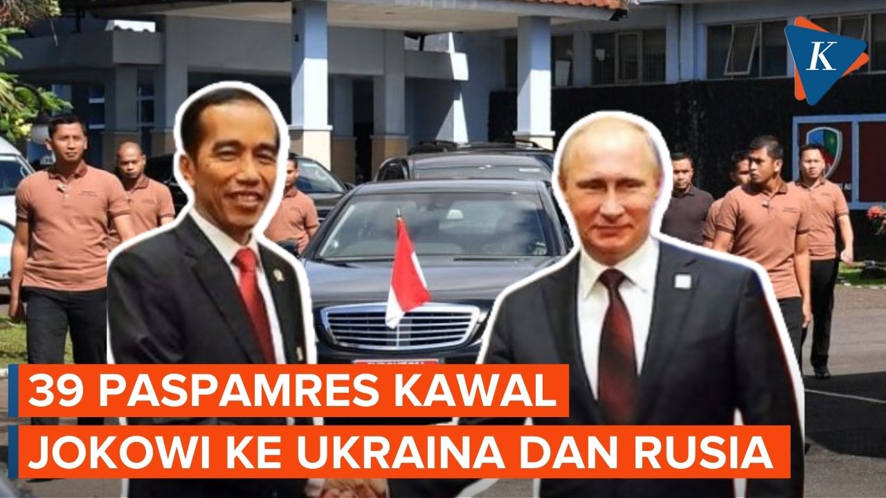 39 Paspampres Siap Kawal Kunjungan Jokowi ke Ukraina dan Rusia