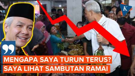 Klaim Tetap Disambut Ramai, Ganjar Pranowo Pertanyakan Hasil Survei Untuknya yang Terus Turun