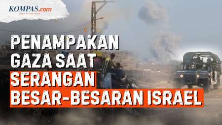 Ledakan Siang dan Malam Saat IDF Menyerang Besar-besaran Gaza