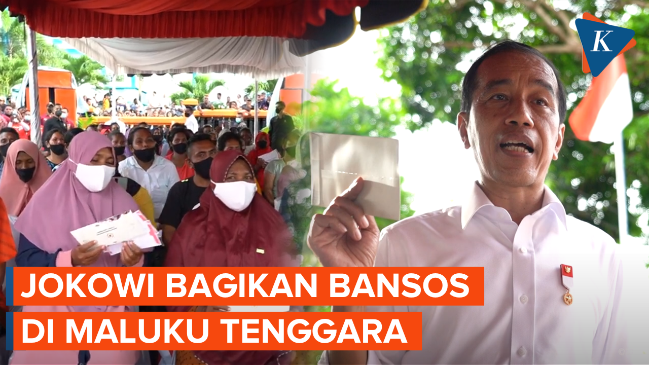 Presiden Jokowi Bagikan Langsung BLT BBM hingga Sembako di Maluku Tenggara
