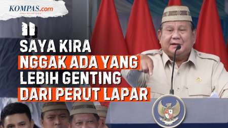 Prabowo "Bela" MBG, Sebut Tak Ada Yang Lebih Genting Dari Perut Lapar