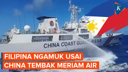 Filipina Kecam Aksi China Tembak Meriam Air ke Kapal-kapalnya