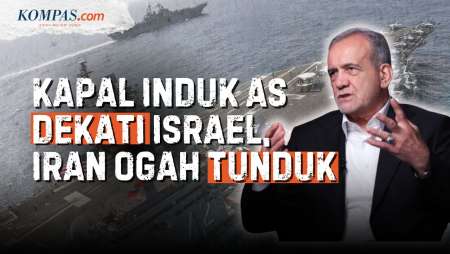 Penampakan Gugus Kapal Induk AS Dekati Israel, Iran Ancam Targetkan Pangkalan Militer Di Timteng