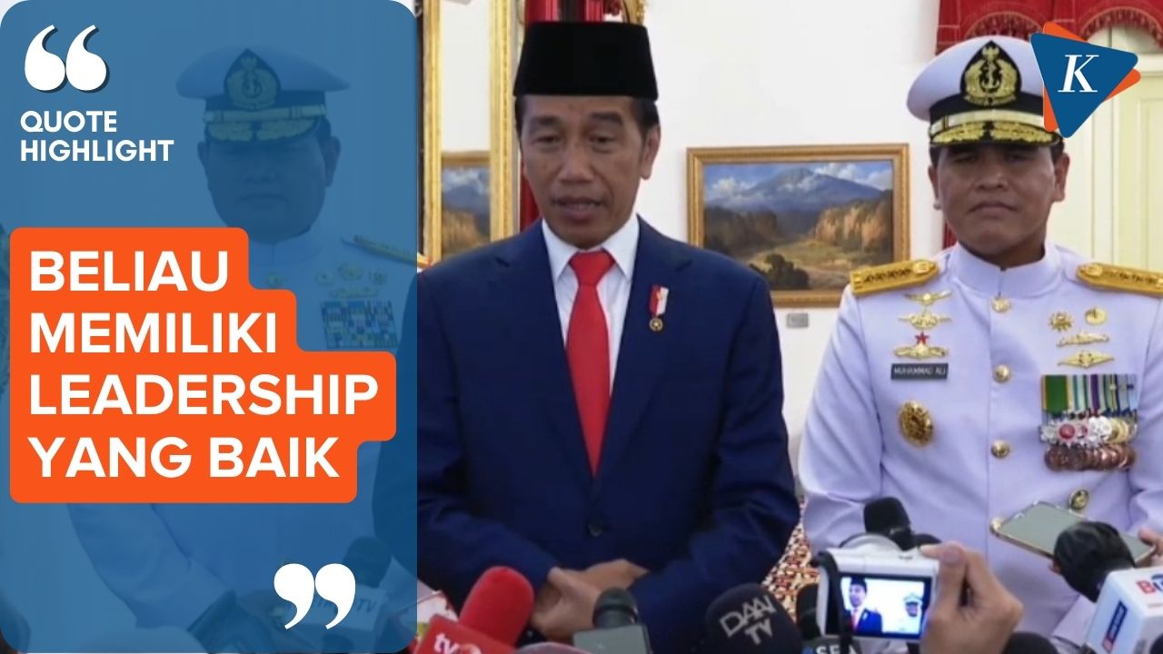 Jokowi Puji Laksdya Muhammad Ali yang Resmi Jadi KSAL