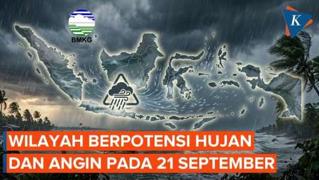BMKG Peringatkan Potensi Hujan Dan Angin Kencang 21 September 2026, Wilayah Mana Saja?