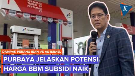 Purbaya Buka Opsi Naikkan Harga BBM Subsidi Imbas Perang Iran Vs AS-Israel