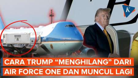 Bagaimana Trump "Hilang" Dari Air Force One? Begini Cara Operasi Rahasianya!