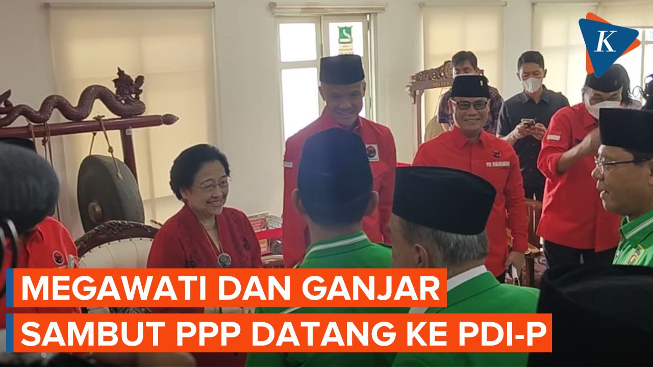 PDI-P Gelar Pertemuan dengan PPP, Megawati dan Ganjar Sambut Langsung Mardiono