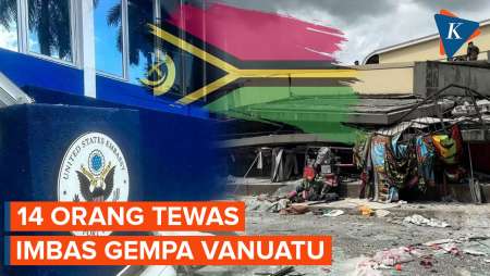 Korban Gempa Vanuatu 14 Orang Tewas, Ada Jeritan dari Reruntuhan