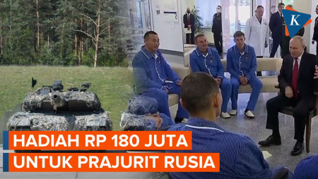 Rusia Hadiahkan Rp 180 Juta untuk Prajurit yang Berhasil Hancurkan Tank Leopard