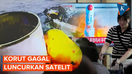 Satelit Korut Gagal Meluncur, Jatuh di Laut Kuning