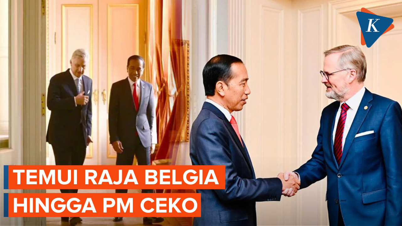 Hadiri KTT ASEAN-Uni Eropa, Jokowi Temui Raja Belgia hingga PM Ceko