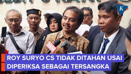 Roy Suryo Dkk Tak Ditahan Usai 9 Jam Diperiksa Sebagai Tersangka Kasus Ijazah Jokowi
