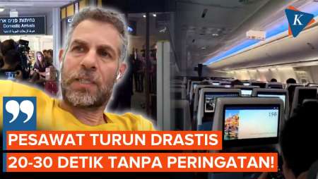 Kesaksian Warga Israel Penumpang Flydubai: Pesawat "Anjlok" 20-30 Detik Tanpa Peringatan!