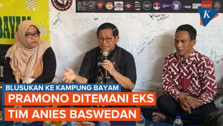 Pramono Ketemu Warga Kampung Bayam Ditemani Eks Tim Anies, Janji Selesaikan Masalah Hunian