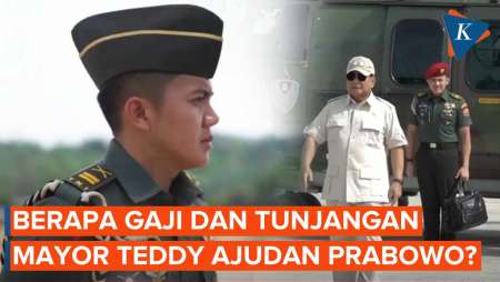 Intip Gaji Mayor Teddy Ajudan Prabowo yang Promosi Jadi Wadanyonif