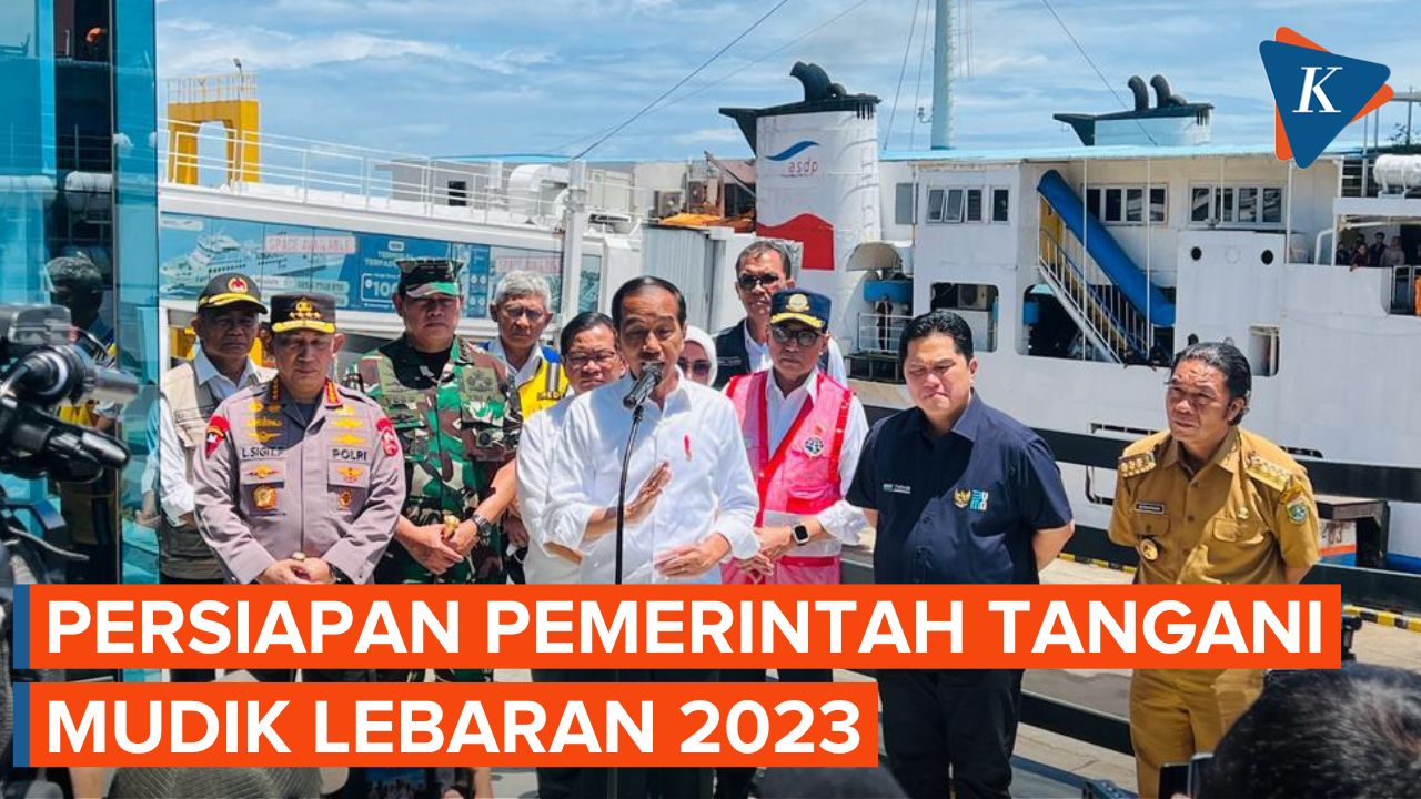 Jokowi Cek Persiapan Mudik Lebaran 2023 di Pelabuhan Merak
