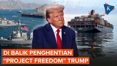 Trump Hentikan "Project Freedom" Karena Ditolak Negara-negara Teluk
