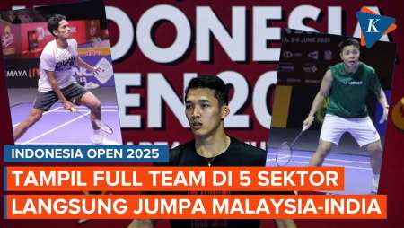 Jadwal Pertandingan Indonesia Open 2025, Indonesia Turunkan 20 Atlet