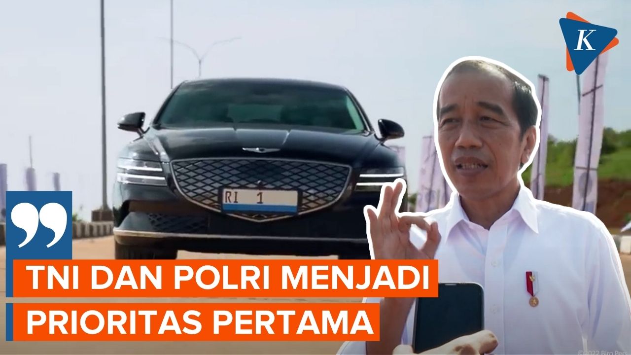 Jokowi Segera Terbitkan Inpres Penggunaan Mobil Listrik untuk TNI dan Polri