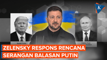 Reaksi Zelensky Usai Trump Bocorkan Rencana Putin Balas Serangan Ukraina