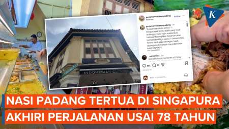 78 Tahun Berdiri, Rumah Makan Padang Tertua Di Singapura Tutup Permanen