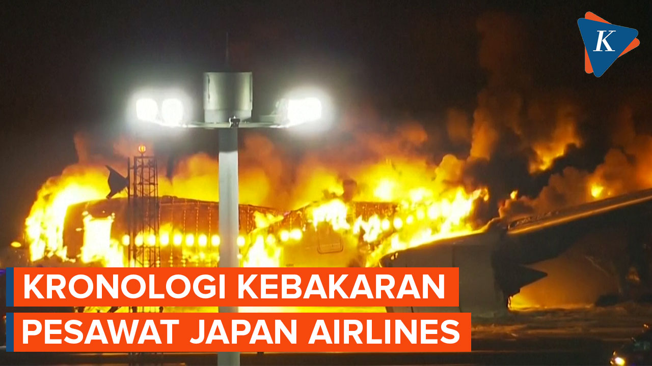 Video: Kronologi Pesawat Japan Airlines Terbakar Di Bandara Haneda ...