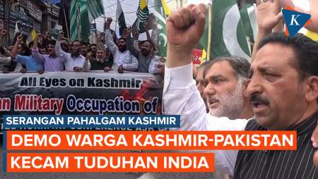 Buntut Serangan Pahalgam, Warga Kashmir Demo Kecam Tuduhan India terhadap Pakistan