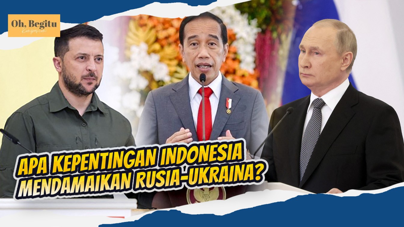 Kepentingan Indonesia di Balik Misi Jokowi Damaikan Rusia dan Ukraina