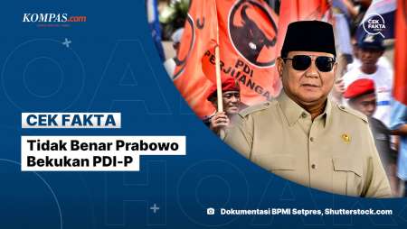 Tidak Benar Prabowo Bubarkan PDI-P