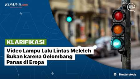 [KLARIFIKASI] Video Lampu Lalu Lintas Meleleh Bukan Karena Gelombang Panas Di Eropa