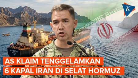 AS Klaim Tenggelamkan 6 Kapal Iran di Selat Hormuz, Teheran Membantah